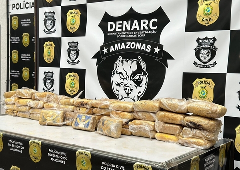 Polícia prende três pessoas e apreende mais de meia tonelada de maconha em Manaus