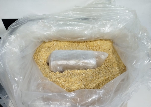 Polícia apreende droga escondida em saco de farinha em Novo Aripuanã