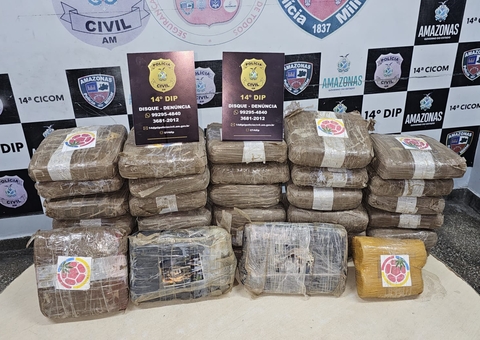 Motorista é preso ao ser flagrado com 34 Kg de drogas avaliados em R$ 110 mil em Manaus