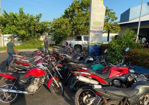 Operação que investiga venda de motos roubadas apreende 25 veículos em Manacapuru