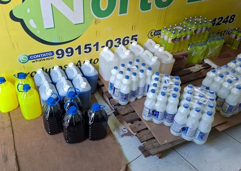 Loja de produtos de limpeza é fechada por falsificação em Manaus