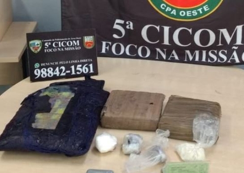 Colombiano é preso ao abandonar crianças em casa cheia de droga em Manaus