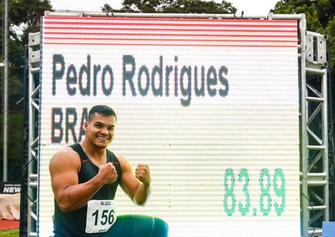 Amazonense Pedro Henrique quebra recorde brasileiro de arremesso de dardo