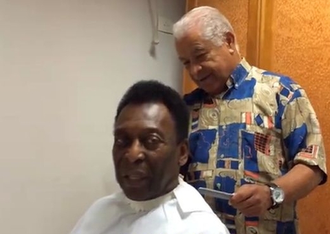 Filha publica vídeo de Pelé na intimidade durante a Copa de 2014