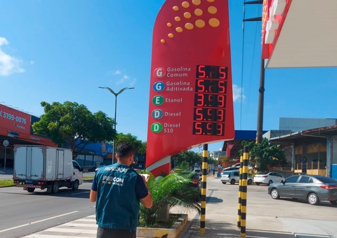 Gasolina mais barata em Manaus é vendida a R$ 5,18, diz Procon
