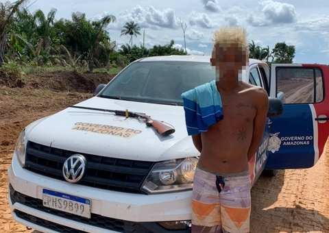 Jovem é preso com espingarda após ameaçar indígenas no Amazonas