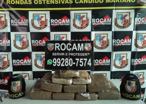 Polícia estoura depósito de drogas e apreende 18 Kg de maconha em Manaus