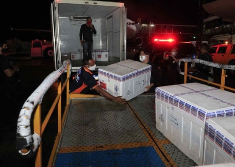 Amazonas recebe mais de 63 mil doses de vacina contra Covid-19 