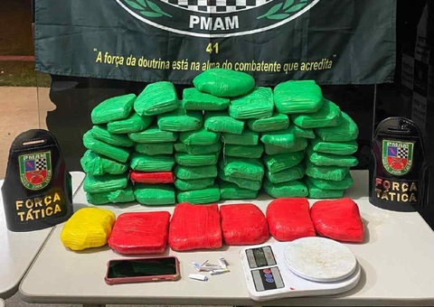 Quase 300 quilos de drogas e 25 armas são apreendidos no Amazonas