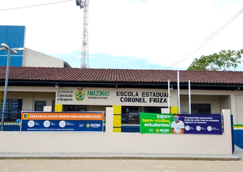 Escola atingida pela cheia no Amazonas retoma aulas 100% presencial