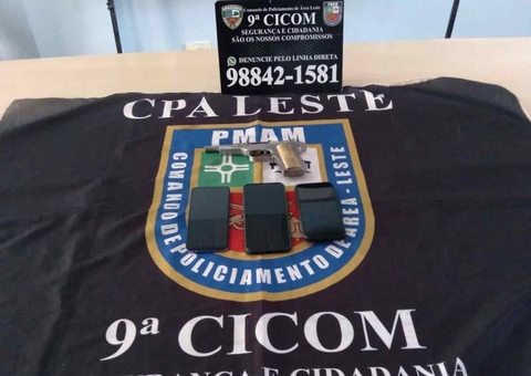 Com arma falsa, homem é preso após assaltar passageiros de ônibus em Manaus