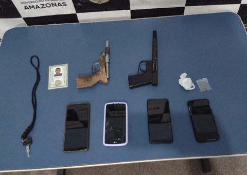 Dupla é presa após troca de tiros com a PM no Amazonas