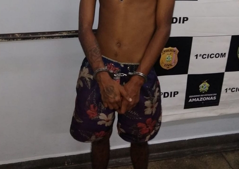 Suspeito de roubar celular, joga pedra em vítima, é agredido e capturado em Manaus 