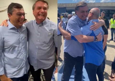 Vídeo: Bolsonaro chega em Manaus para motociata e evento evangélico