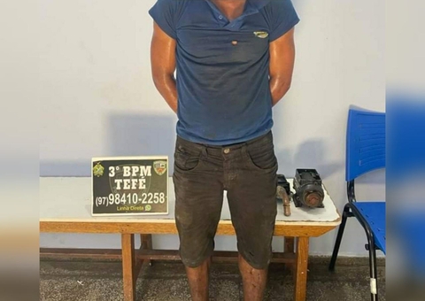 Suspeito de furtar 12 bombas d’água é preso e flagrante no Amazonas