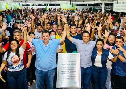 Eduardo Braga participa de inauguração de escola em Nova Olinda do Norte