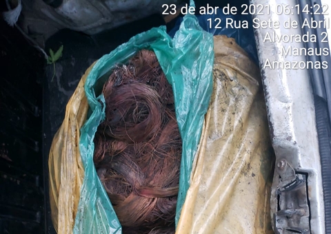 Grupo é preso suspeito de furtar cabos de empresa de telefonia em Manaus 