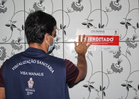 Bar do Flamengo com 200 pessoas é interditado em Manaus