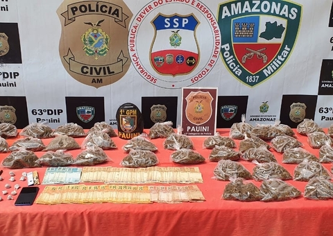 Suspeito é preso ao esconder drogas em assoalho de residência no Amazonas