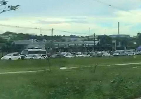 Avenida de Manaus fica congestionada antes da final do Flamengo na Libertadores