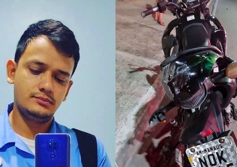 Industriário tem motocicleta atingida por veículo e morre em avenida de Manaus