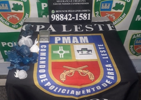Policiais apreendem drogas em feira de Manaus após denúncia anônima 