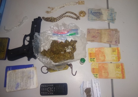 Com arma falsa, integrante de facção é preso em Benjamin Constant