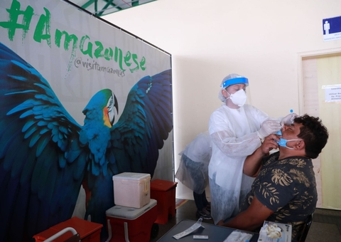 Barreira sanitária: Passageiros no Porto de Manaus fazem testes contra Covid