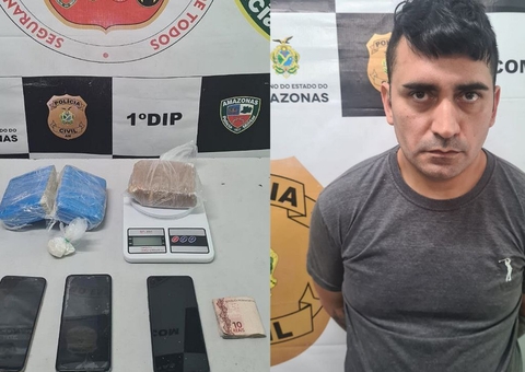 'Playboy' é preso por tráfico de drogas na zona sul de Manaus