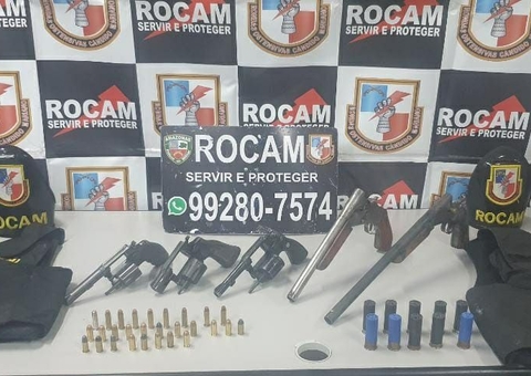 Grupo armado é preso quando se preparava para fazer crimes em Manaus