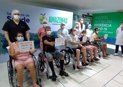 Hospital de Manaus ultrapassa 500 altas de pacientes recuperados da Covid