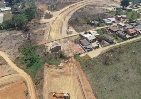 Construção de anel viário em Humaitá tem ritmo acelerado