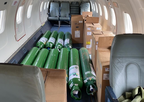 Mais 30 concentradores e 10 cilindros de oxigênio são enviados para Humaitá