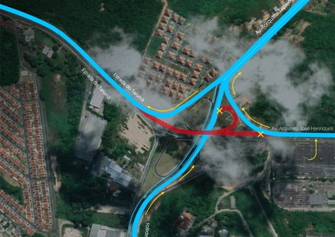 Viaduto é interditado e altera trânsito na zona Norte de Manaus