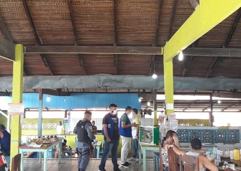 Cafés regionais e balneários são vistoriados no Amazonas