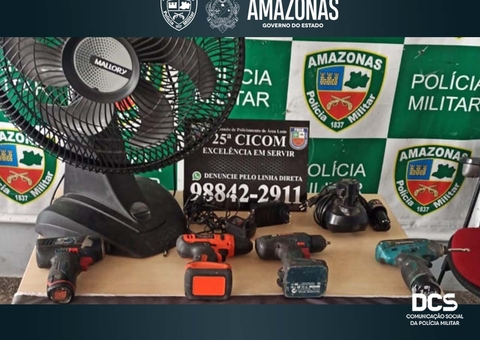 Dupla é presa por furtar ferramentas elétricas de comércio em Manaus 