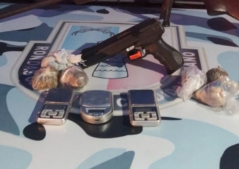 Adolescente é apreendido com arma de fogo, cocaína e oxi no Amazonas