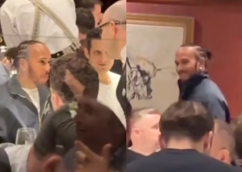 Hamilton e mais pilotos da F1 curtem churrasco em São Paulo antes do GP do Brasil