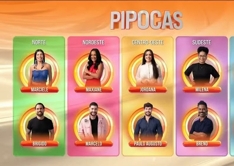 'Pipocas' já estão confinados na casa do BBB26