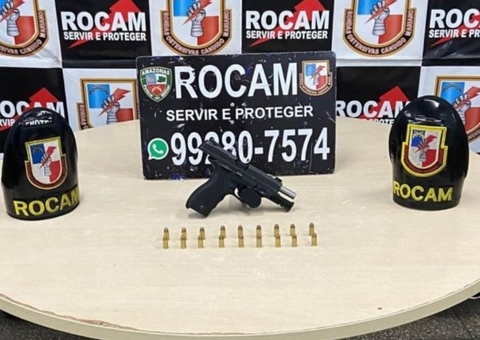 Sequestrador é preso após trocar tiros com policiais da Rocam em Manaus