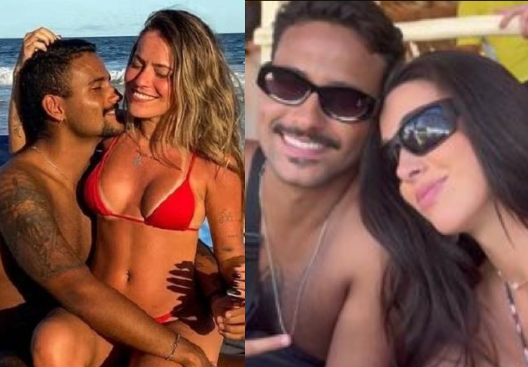 Após foto de ex-BBBs Lucas Pizane e Giovanna, ex manda indireta: 'intuição'