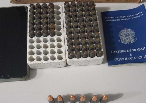 Suspeito é preso com munição de uso restrito ao tentar fugir da polícia no Amazonas