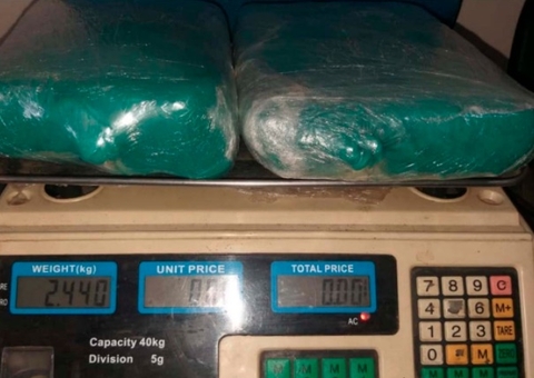 Homem é preso com 2,4 kg de drogas após denúncias no Amazonas