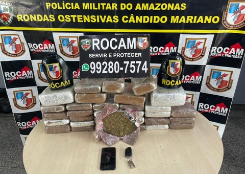 Dupla é presa com 38 kg de drogas em porto de Manaus 