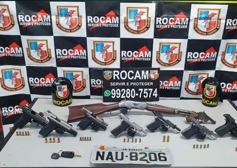 Homem fortemente armado é preso a caminho de invasão em Manaus