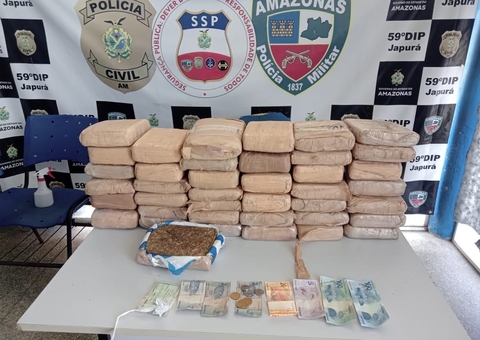 Mulheres são presas com 41kg de drogas em aeródromo no Amazonas