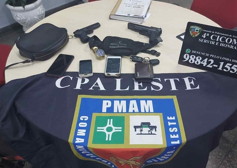 Dupla é presa após cometer arrastão no Gilberto Mestrinho; O terceiro fugiu