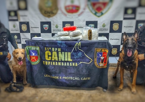 Mulheres são presas com quase 7 kg de drogas escondidos em mala em Parintins