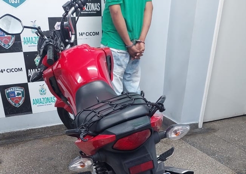 Homem é preso ao ser flagrado com moto adulterada em Manaus 