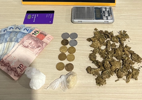 Foragido é capturado vendendo drogas em ponte no Alfredo Nascimento 